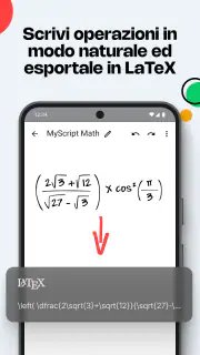 MyScript Math: calcola,traccia screenshot 4
