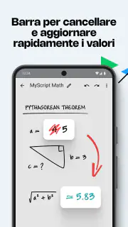 MyScript Math: calcola,traccia screenshot 5