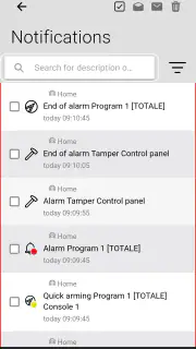 myTecnoalarm TCS screenshot 1