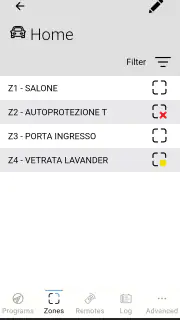 myTecnoalarm TCS screenshot 3