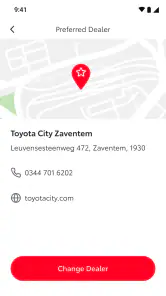 MyToyota screenshot 5