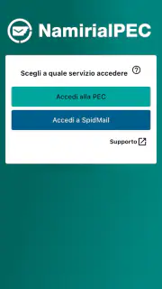 Namirial PEC screenshot 1