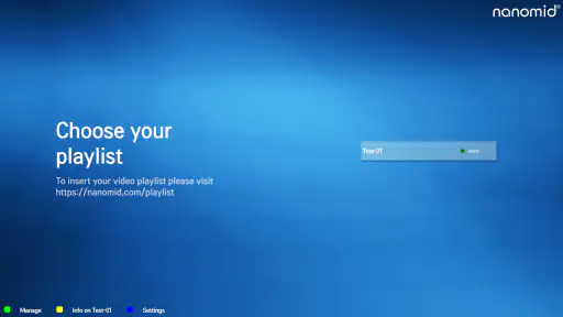 Nanomid IPTV Player screenshot 1