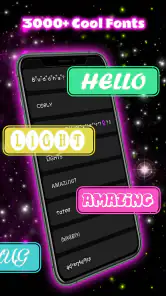 Neon Love Tastiera screenshot 5