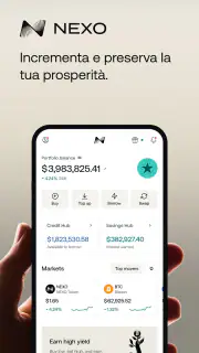 Nexo: la tua app cripto screenshot 1