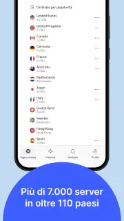 NordVPN: VPN veloce e sicura screenshot 2
