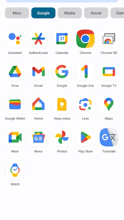 Nova Launcher Time screenshot 1