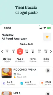 NutriPic: Contatore Calorie screenshot 7