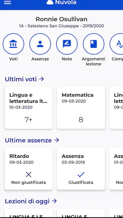 Nuvola - Tutore Studente screenshot 1