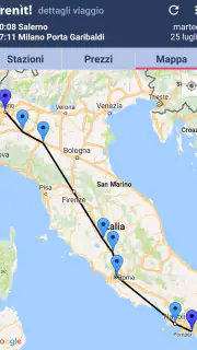 Orari Treni + Ritardi + Prezzi screenshot 2