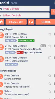 Orari Treni + Ritardi + Prezzi screenshot 3