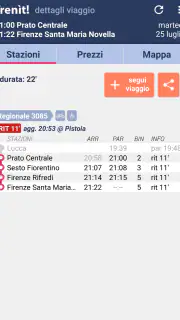 Orari Treni + Ritardi + Prezzi screenshot 5