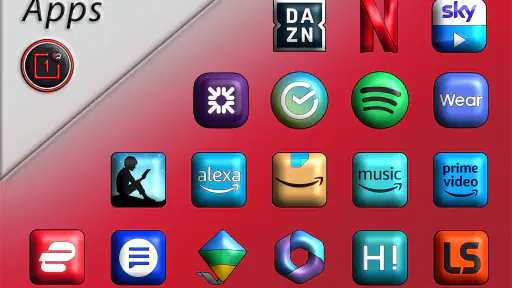 Oxigen 3D - Icon Pack screenshot 4