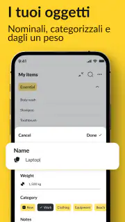 Pak - Lista da viaggio vacanza screenshot 4