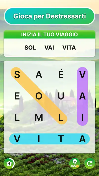 Parole intrecciate Italiano screenshot 1