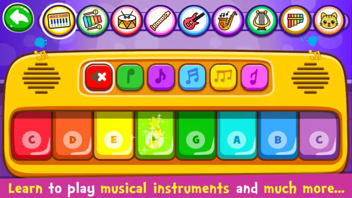 Pianoforte per bambini Musica screenshot 1