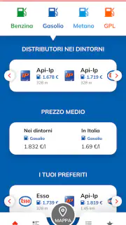 Pieno+: prezzi benzina diesel screenshot 2