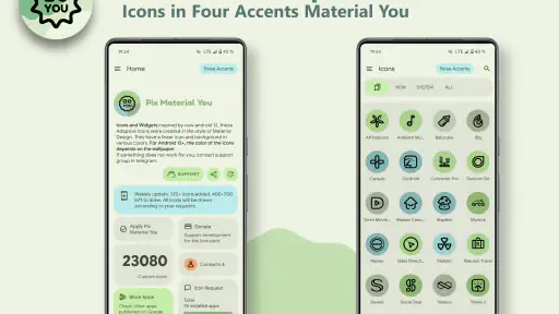 Pix Material Espressive Icone screenshot 1