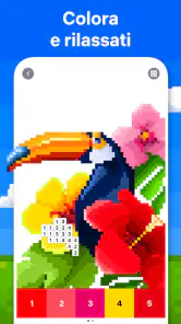 Pixel Art - Giochi da colorare screenshot 1