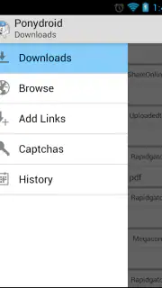 Ponydroid Download Manager screenshot 4
