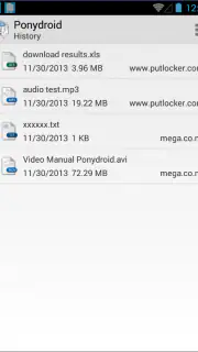 Ponydroid Download Manager screenshot 6