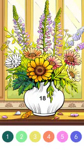 Pop Color - Paint by number screenshot 4