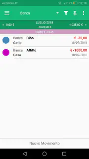 Portafoglio - Gestione spese screenshot 1