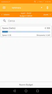 Portafoglio - Gestione spese screenshot 2