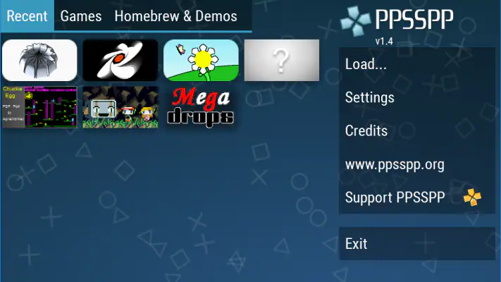 PPSSPP - Emulatore PSP screenshot 1
