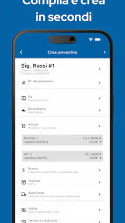 Preventivi facili screenshot 3