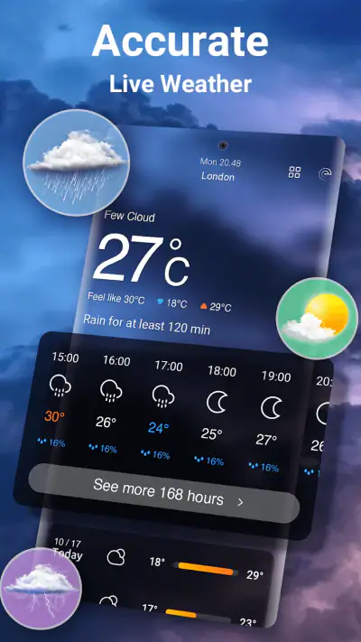 Previsioni meteo - Live radar screenshot 1
