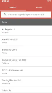 Pronto Soccorso Lazio Ospedali screenshot 1