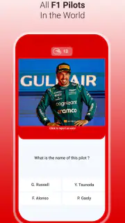 Quiz F1 - Indovina il Pilota screenshot 4