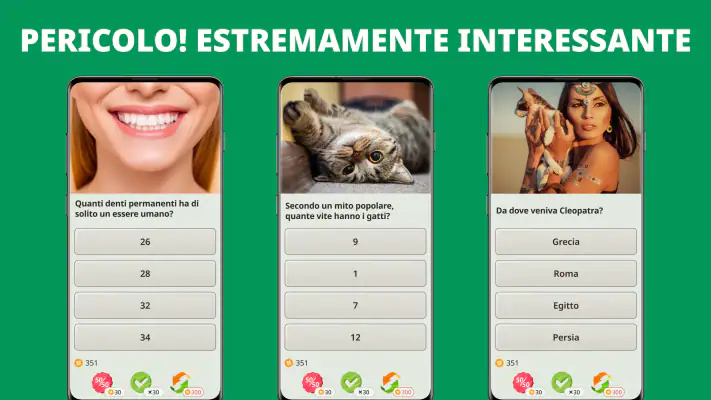 QuizzLand: quiz d'intelligenza screenshot 1