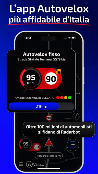 Radarbot: Rilevatore Autovelox screenshot 1