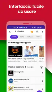 Radio FM: Live Italian Radios screenshot 4