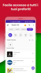 Radio FM: Live Italian Radios screenshot 6
