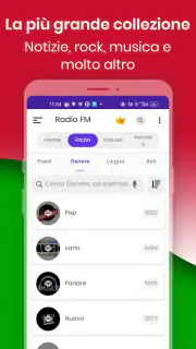 Radio FM: Live Italian Radios screenshot 7