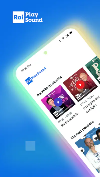 RaiPlay Sound: radio e podcast screenshot 1