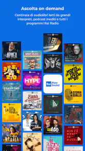 RaiPlay Sound: radio e podcast screenshot 3