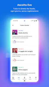 RaiPlay Sound: radio e podcast screenshot 4