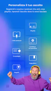 RaiPlay Sound: radio e podcast screenshot 7