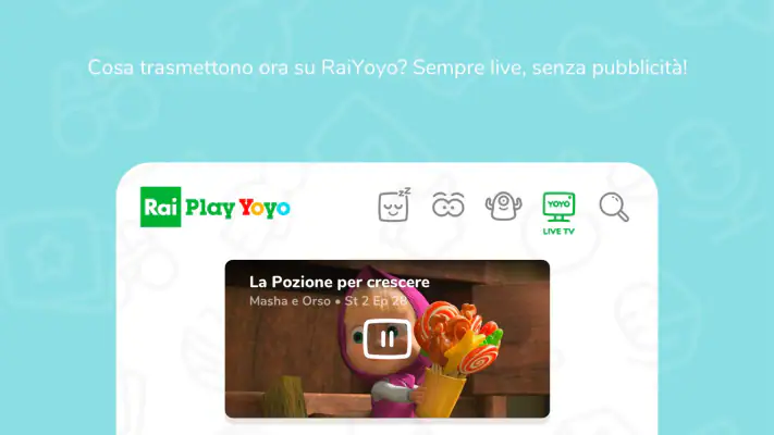 RaiPlay Yoyo screenshot 1