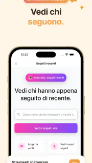 Recent Follow: Ultimi Seguiti screenshot 1