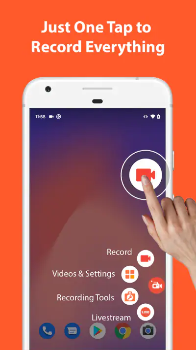 Registra Schermo Telefono - AZ screenshot 1