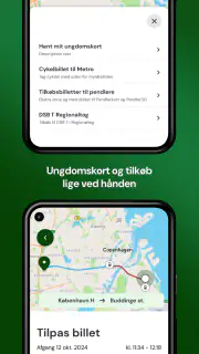 Rejsebillet screenshot 5