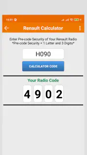 Renault Codice Radio screenshot 1