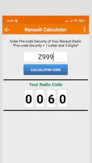 Renault Codice Radio screenshot 3