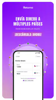 Retorna: envía dinero seguro screenshot 1