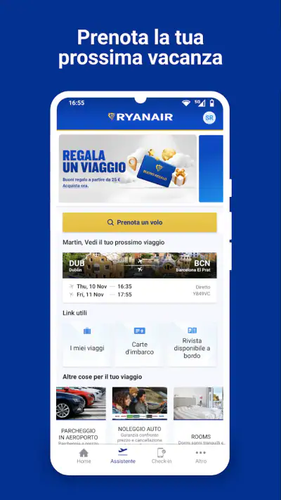 Ryanair screenshot 1